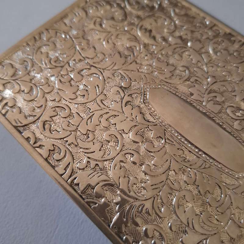 Vintage Repousse Silver Plate Trinket Box