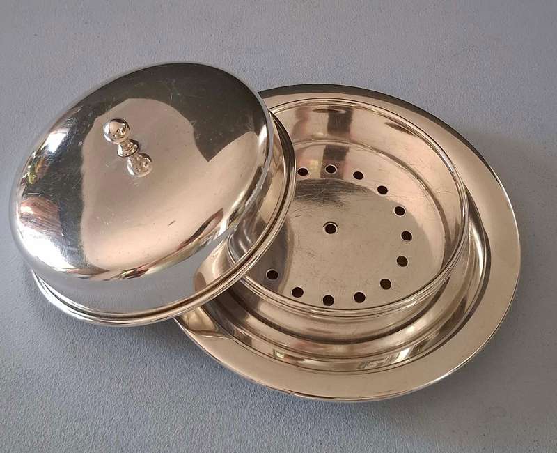 Manco Silver-Plated Butter Dish