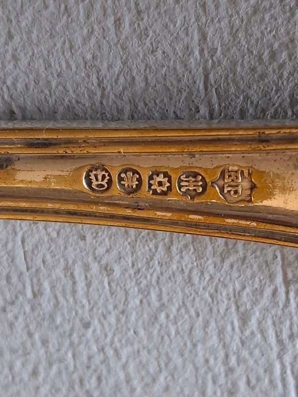 Ornate Silver Plated Berry Spoons