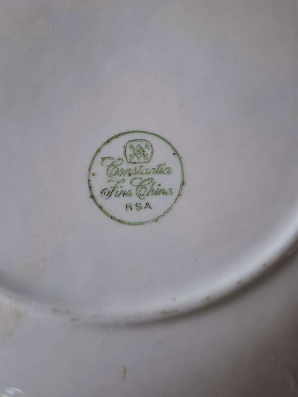 Blue and White The Red Lion Plates