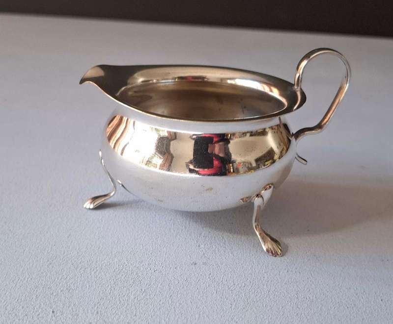 Silver Plated Footed Yeoman Jug