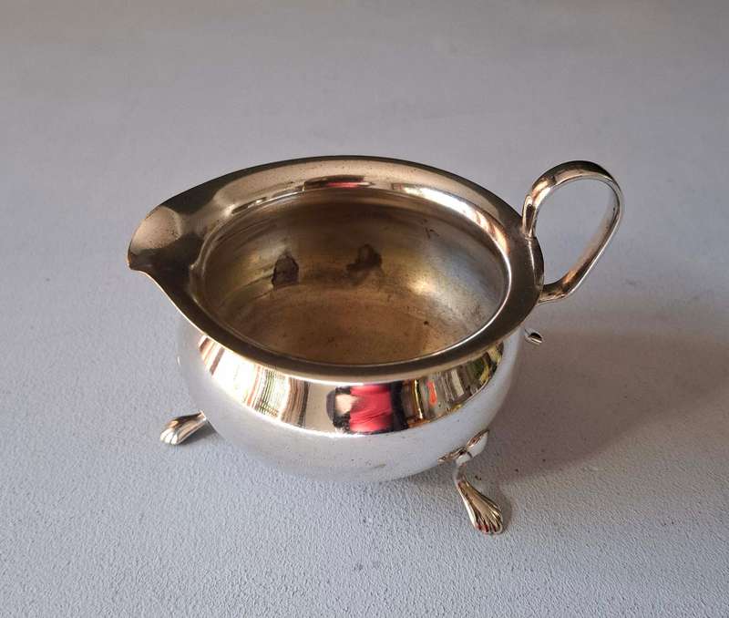 Silver Plated Footed Yeoman Jug