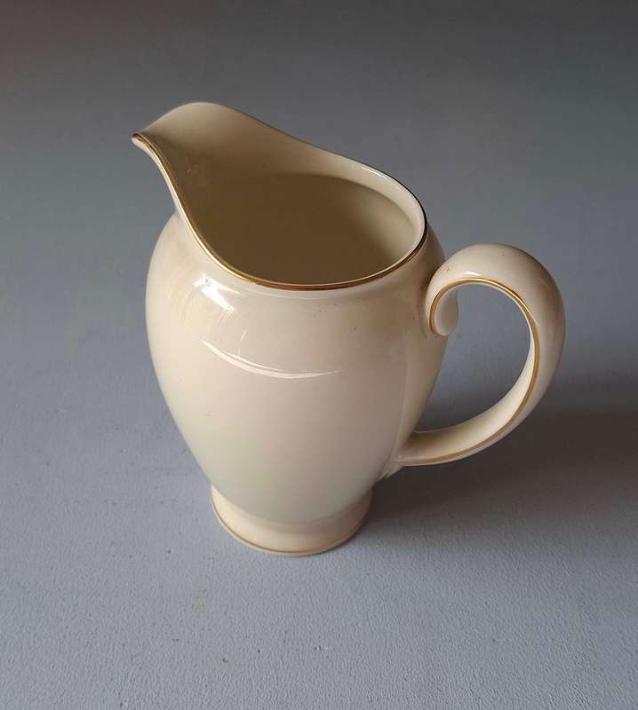 Rosenthal Coffee Pot, Sugar Bowl and Milk Creamer with Gold Knobs