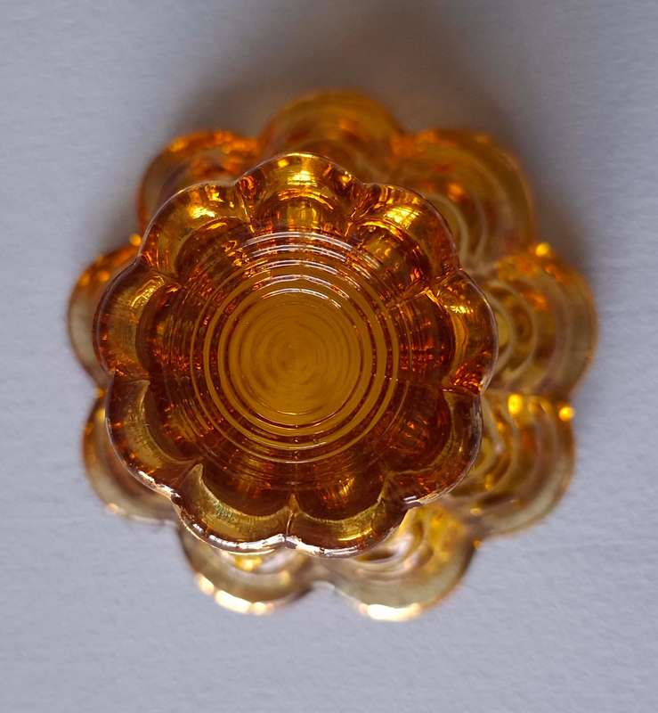Vintage Depression Jeanette Glass Trinket or Candy Bowl