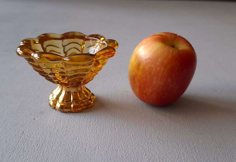 Vintage Depression Jeanette Glass Trinket or Candy Bowl