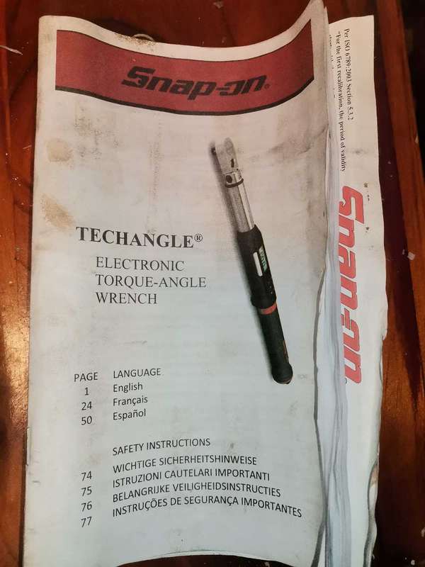 Snap-on Techangle torque wrench