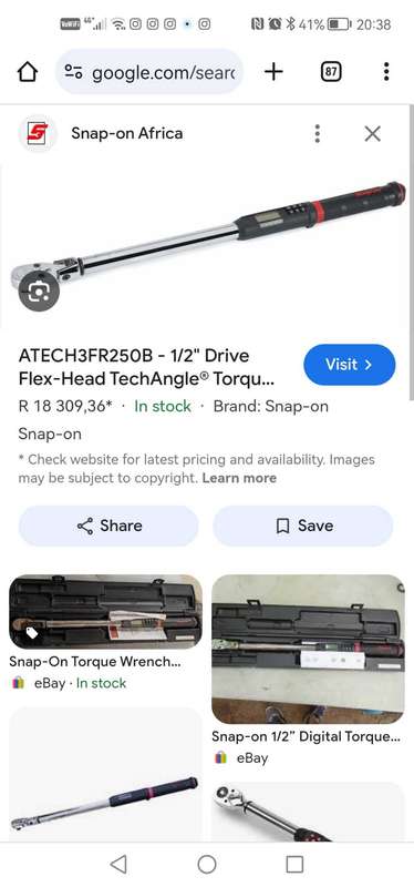 Snap-on Techangle torque wrench