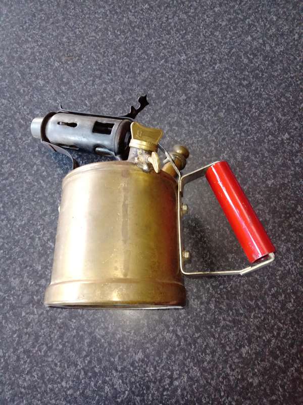 Vintage Brass Blow Lamp