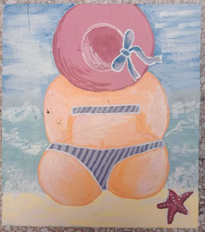 Lady On The Beach