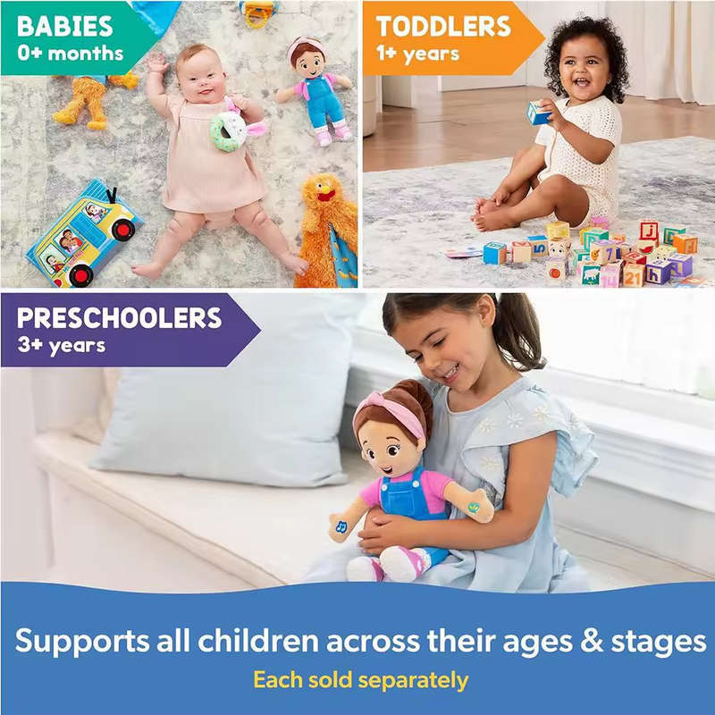 Ms. Rachel Speak & Sing Doll Plush - Interactive Toy