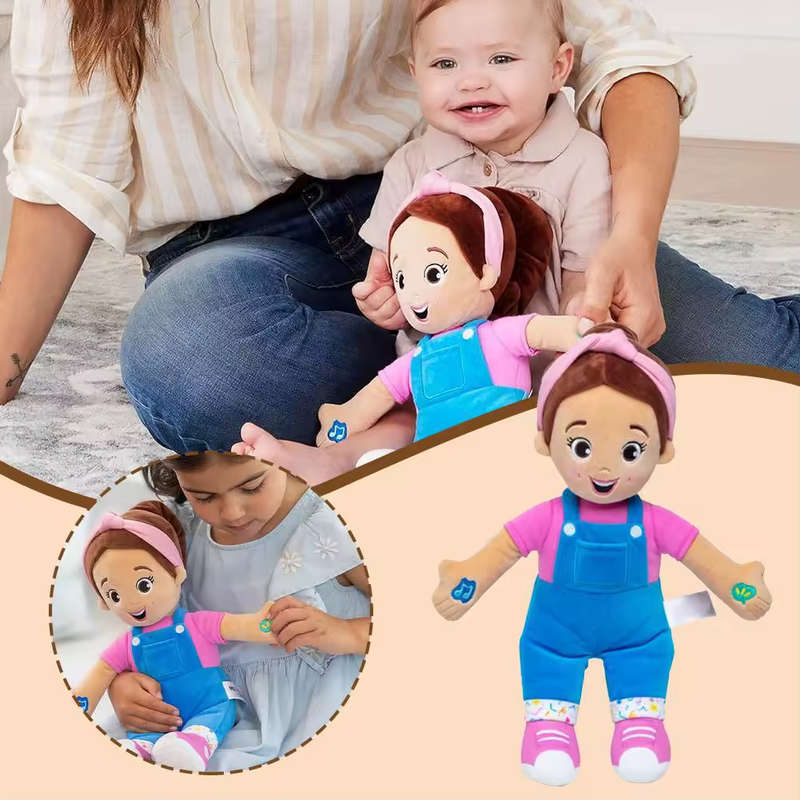 Ms. Rachel Speak & Sing Doll Plush - Interactive Toy