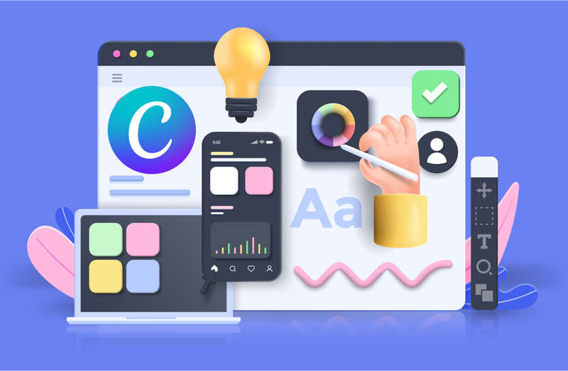Graphic Design using Canva online course