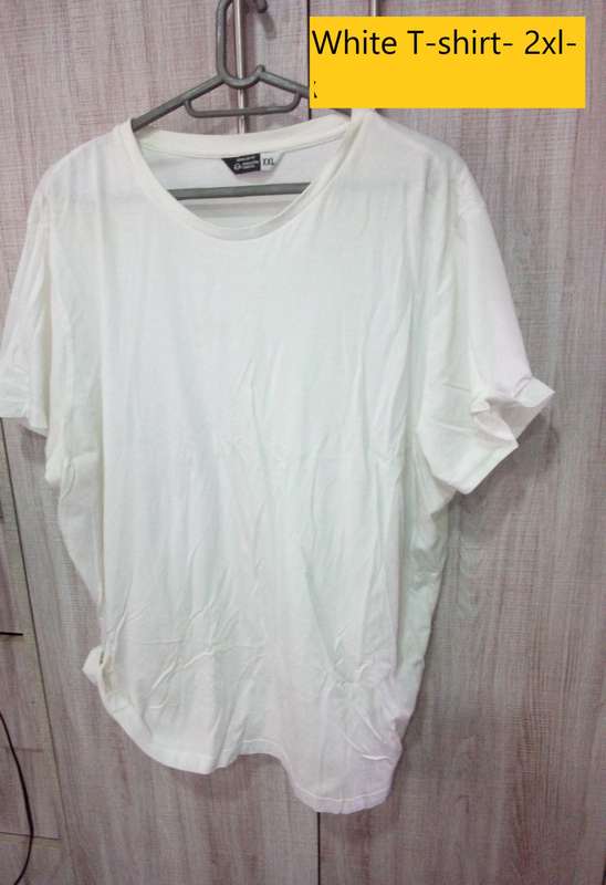 white t shirt 2xl
