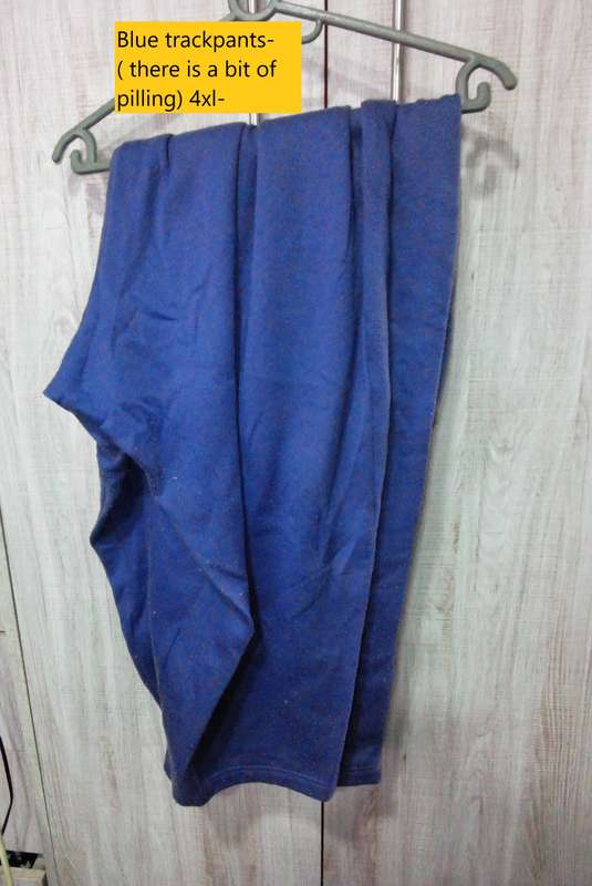 navy blue track pants 4xl