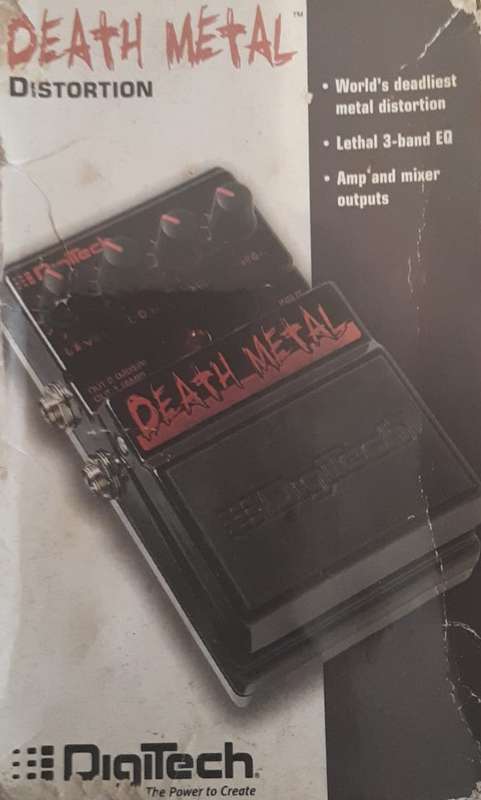 Digitech Death Metal Distortion - Pedal Distortion Effect