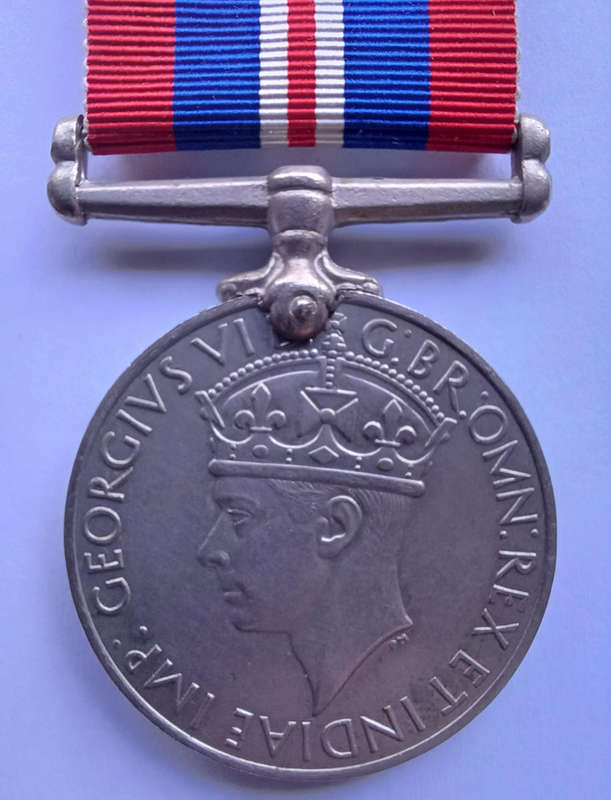 WW2 War Medal & Ribbon (Full Size)