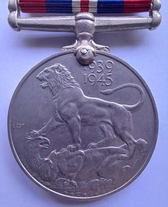 WW2 War Medal & Ribbon (Full Size)