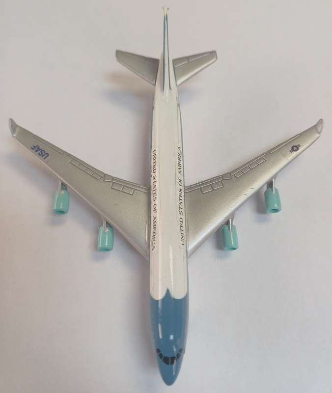 USAF - "AIR FORCE 1" - BOEING 747-200 SCALE 1:500 DIE CAST MODEL
