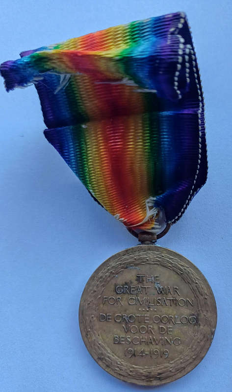 WW1 Victory Medal & Ribbon (Full Size)