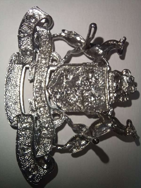 SAR-SAS RAILWAY CAP BADGE