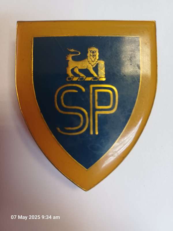 SADF-STATE PRESIDENT GUARD (SP) SHOULDER FLASH