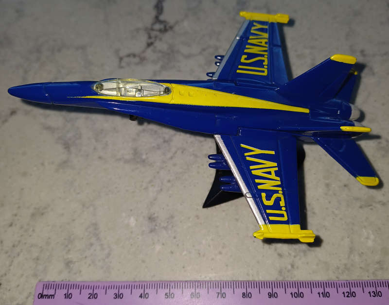 US Navy Blue Angels F18-C Hornet - Die Cast