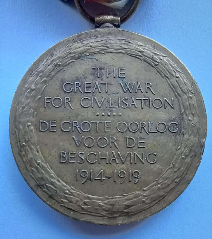 WW1 Victory Medal & Ribbon (Full Size)