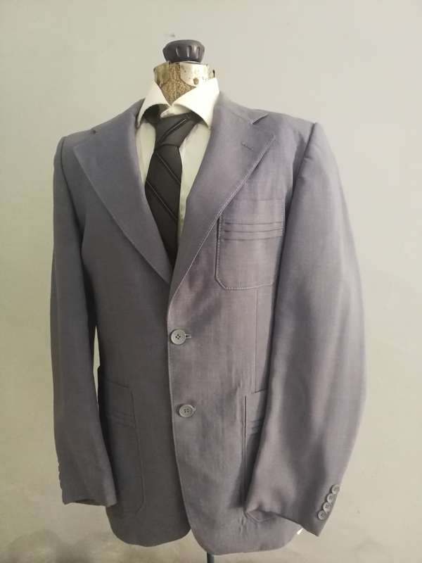 Rex Trueform - blue-grey blazer