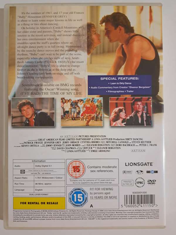 Dirty Dancing DVD (1987)