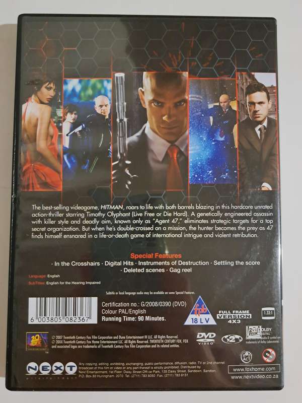 Hitman DVD (2007)