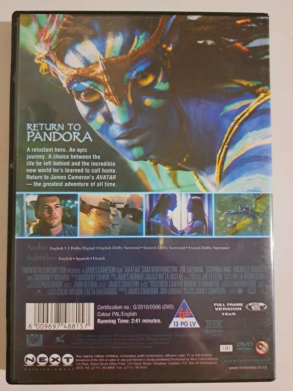 Avatar DVD (2009)