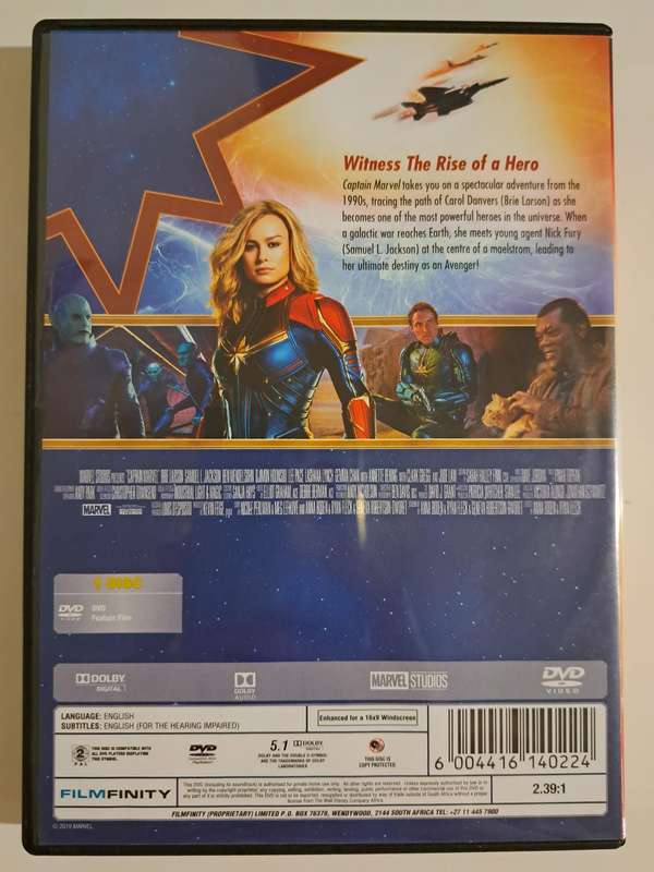 Captain Marvel DVD (2019)