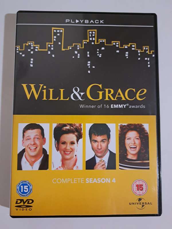 Will & Grace season 1 - 4 DVD boxset (1999-2002)
