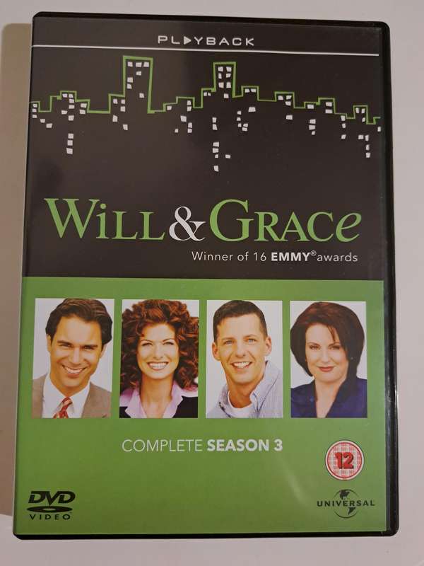 Will & Grace season 1 - 4 DVD boxset (1999-2002)