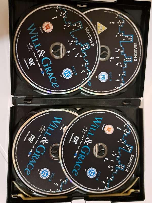 Will & Grace season 1 - 4 DVD boxset (1999-2002)