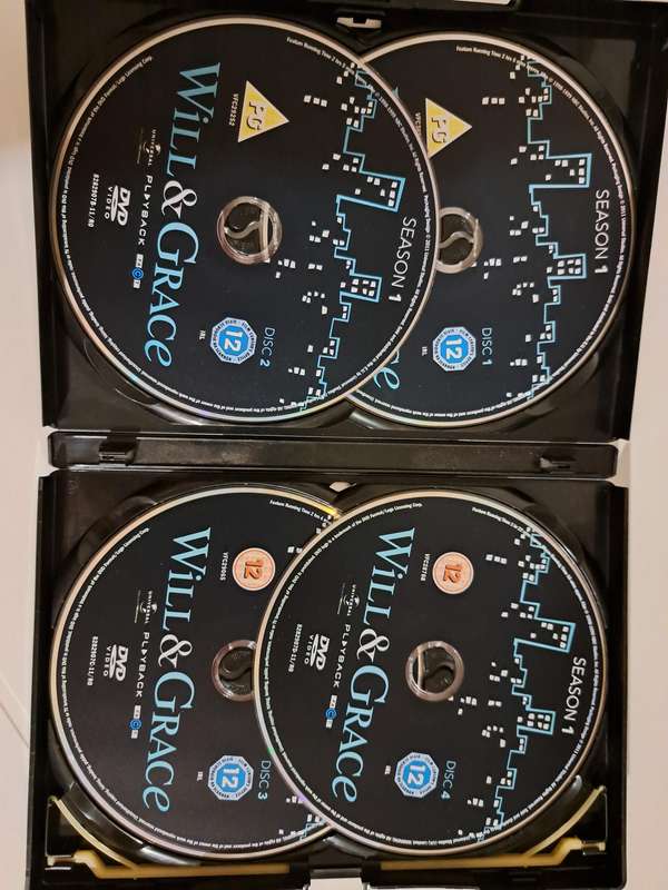 Will & Grace season 1 - 4 DVD boxset (1999-2002)