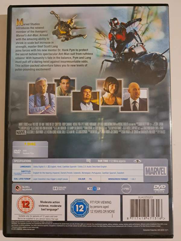 Ant-Man DVD (2015)