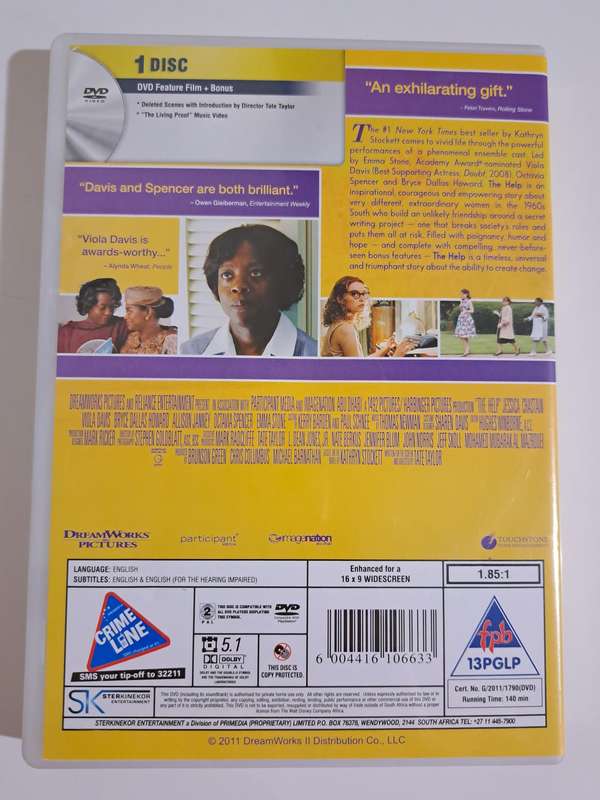 The Help DVD (2011)
