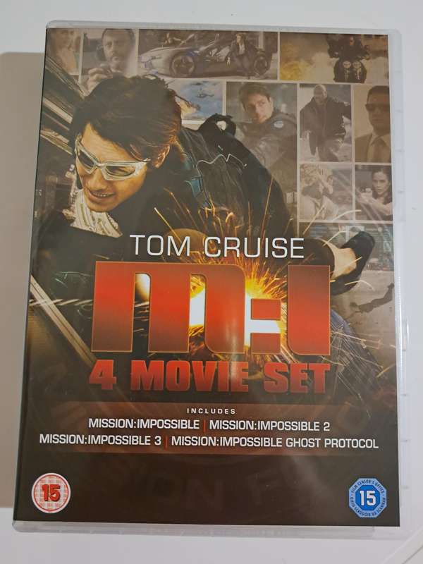 Mission Impossible 1 - 4 DVD boxset (1996/2000/2006/2011)