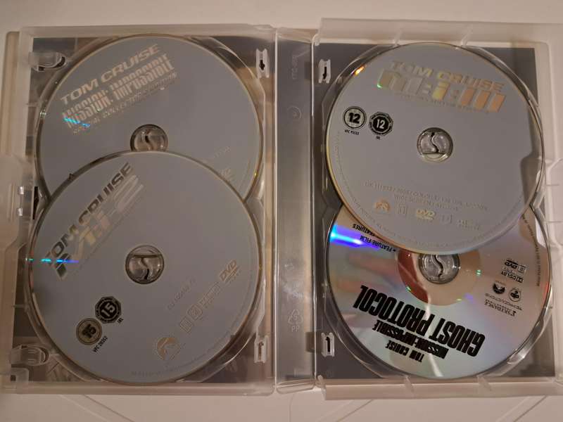Mission Impossible 1 - 4 DVD boxset (1996/2000/2006/2011)