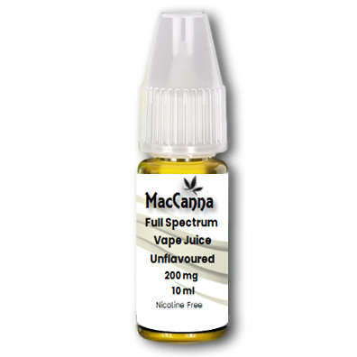 CBD Vape Juice - Full Spectrum Unflavoured (10ml)