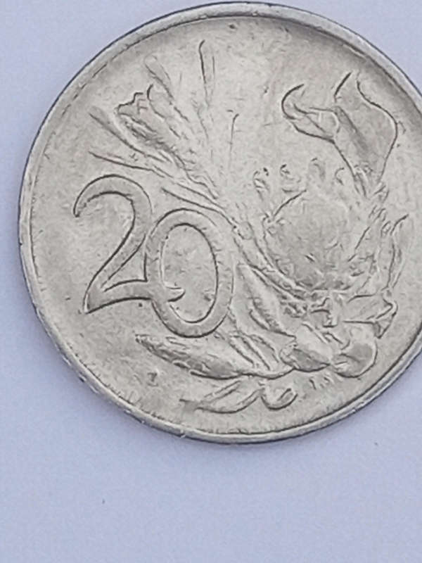 Rsa 20c coin - Rare error mint coin, only one found so far