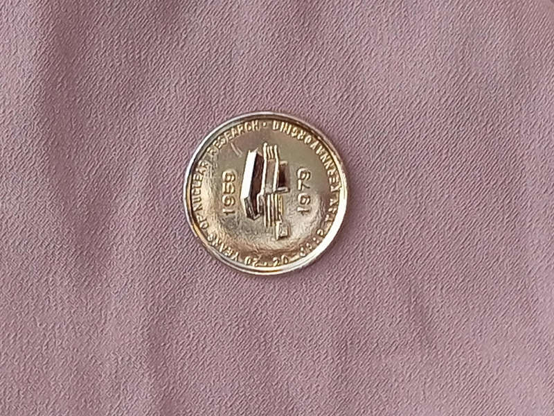 PROOF GOLD CLADED MEDALLION FIRST OF ITS KIND