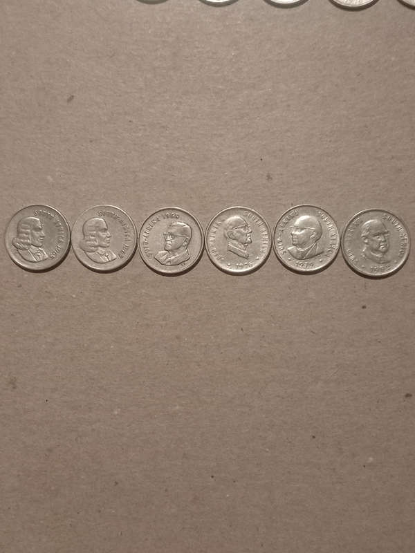Rsa 5c coins- PRESIDENTIAL heads