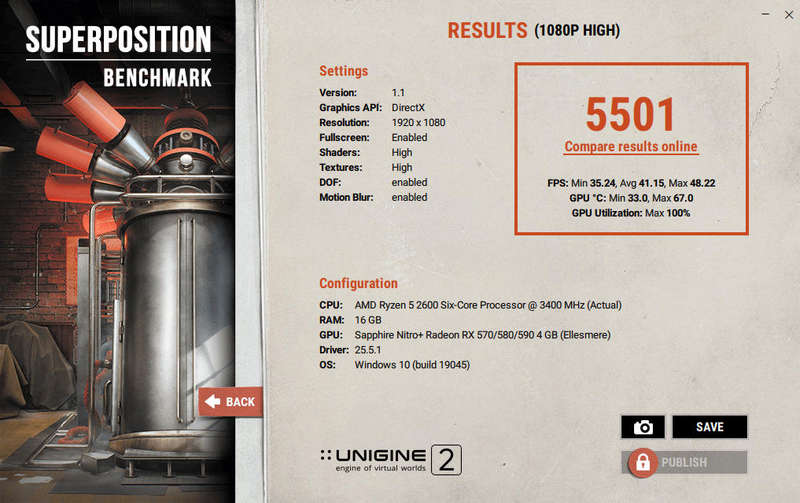 Sapphire Nitro+ RX 570 4GB Graphics Card