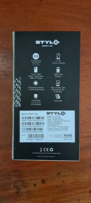 Stylo Swift 4G Smartphone Brand New