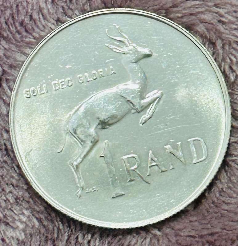 1967 R1 VERWOERD AFRIKAANS LEGEND SPOTLESS LOW MINTAGE 10 000