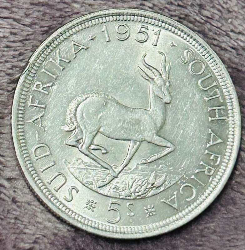 1951 SHILLING (CROWN) SILVER COIN