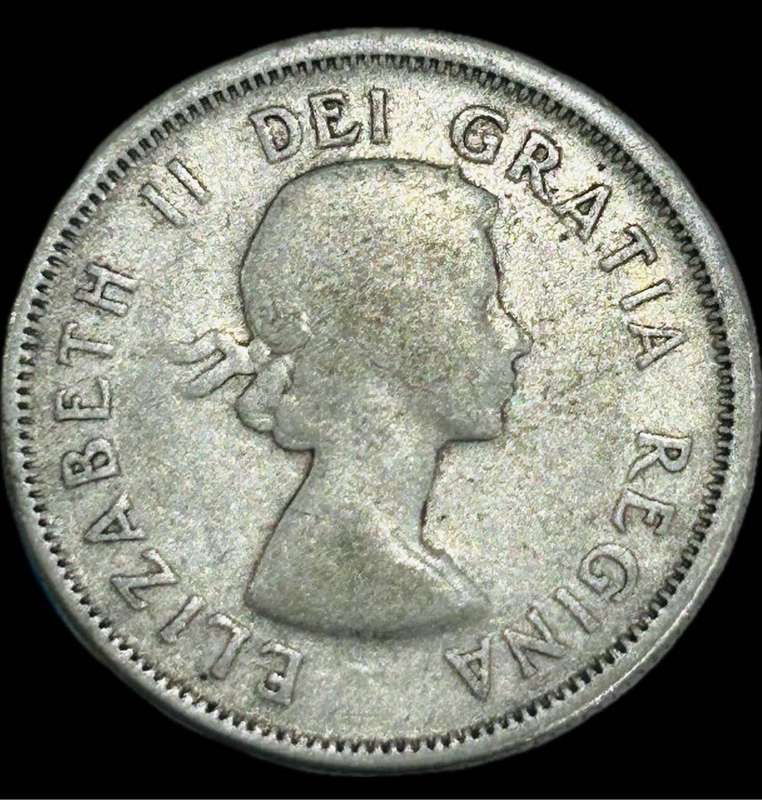 1963 SILVER CANADIAN  25 CENT