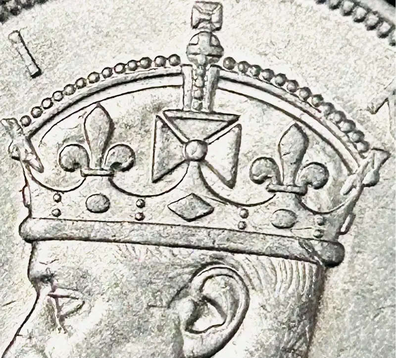 1942 SOUTHERN RHODESIA SILVER 925 HALF CROWN UNCIRCULATED